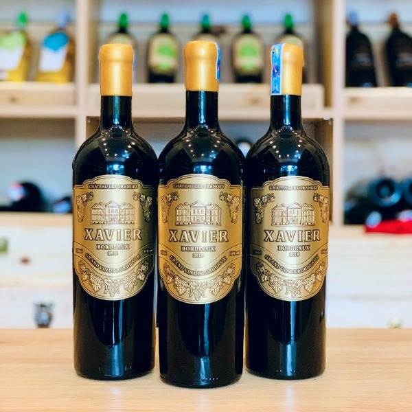 Rượu vang Pháp Xavier Bordeaux 2018.