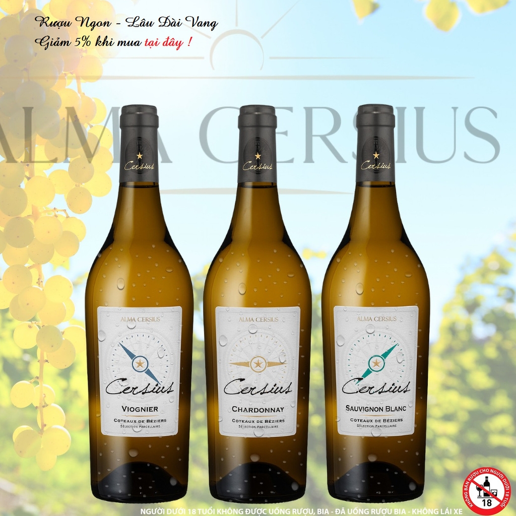 Rượu vang trắng Alma Cersius