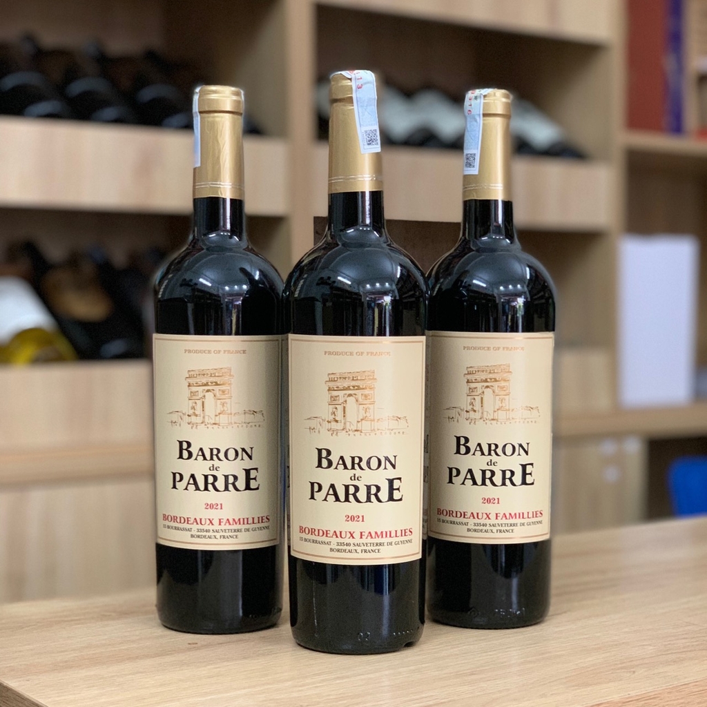 Rượu vang Baron de Parre Bordeaux Famillies