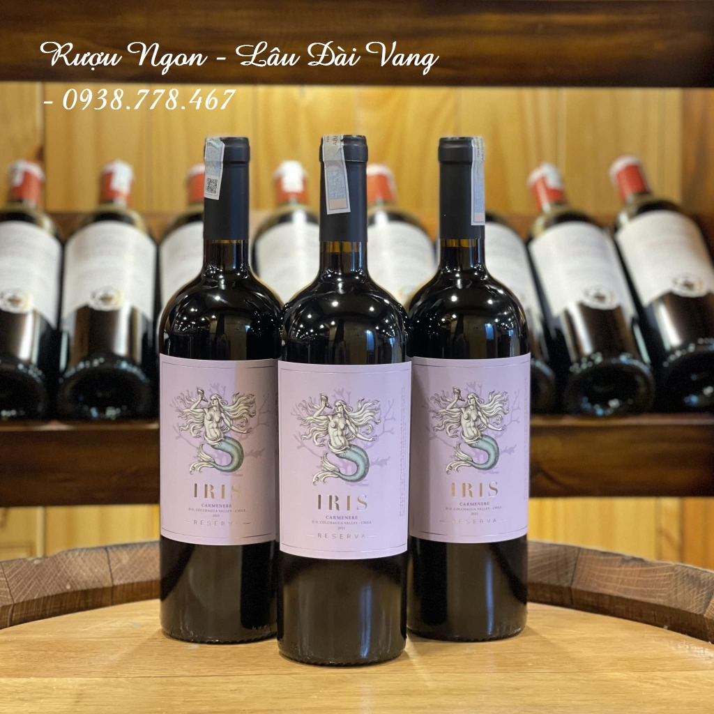 Rượu vang Chile Iris Carmenere Reserva