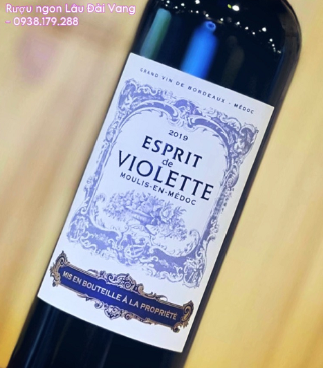 Rượu vang Pháp Esprit de Violette 2019