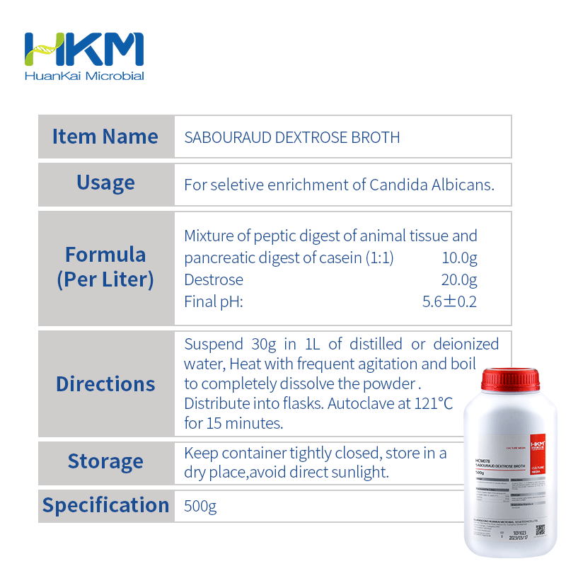 HCM078 - Sabouraud Dextrose Broth