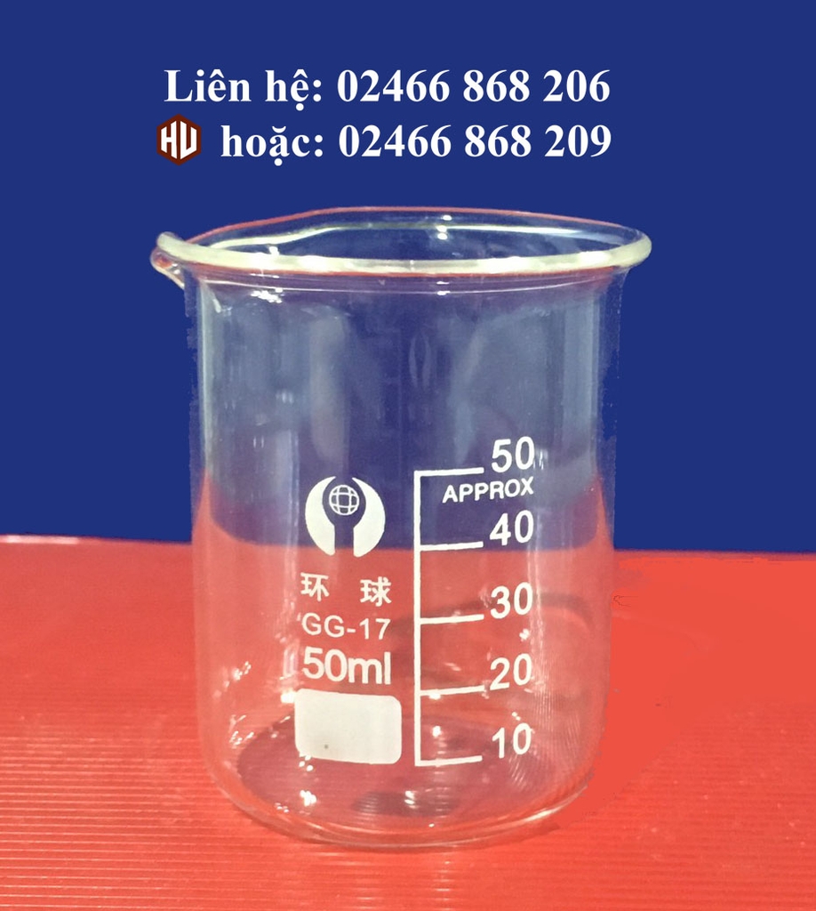 CỐC THỦY TINH CÓ MỎ (CỐC ĐỐT THÀNH THẤP)