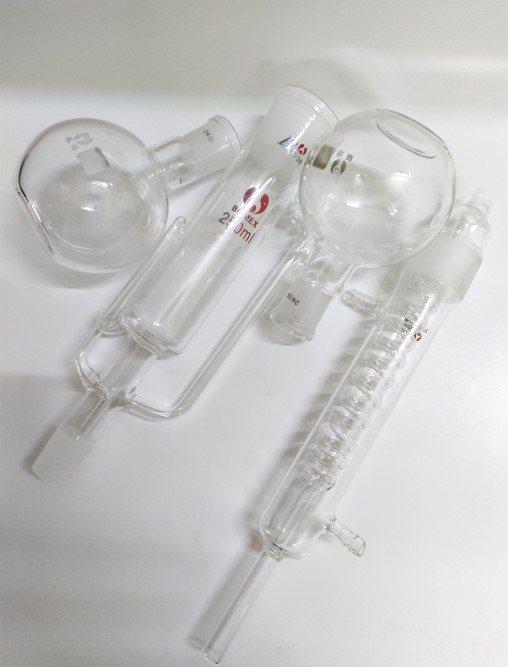 Bộ chiết Soxhlet Soắn (chiết chất béo) 250ml, 500ml