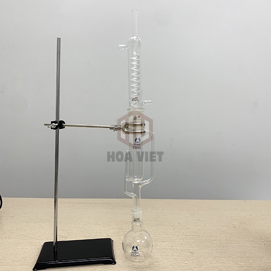 Bộ chiết Soxhlet Soắn (chiết chất béo) 250ml, 500ml