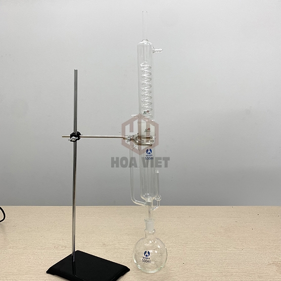 Bộ chiết Soxhlet Soắn (chiết chất béo) 250ml, 500ml