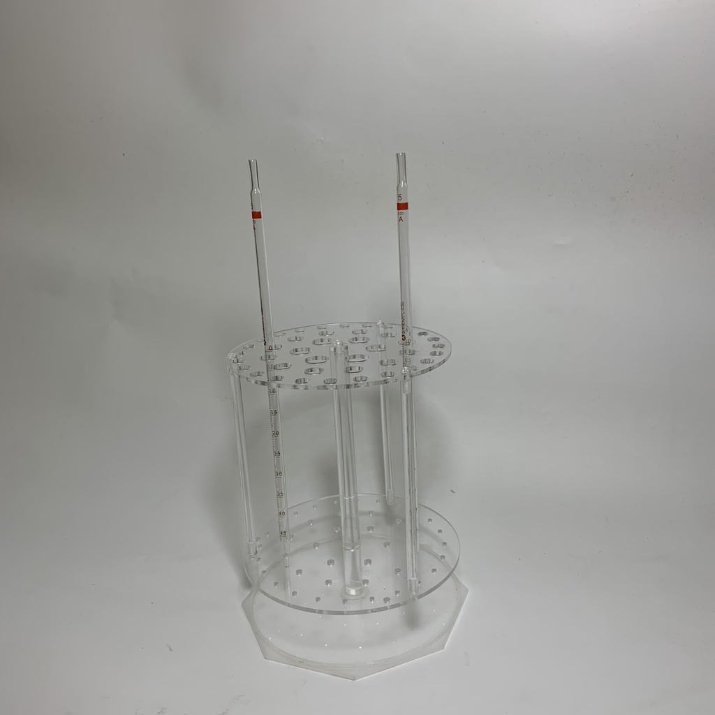 Giá để pipet tròn chất liệu mica 42 vị trí