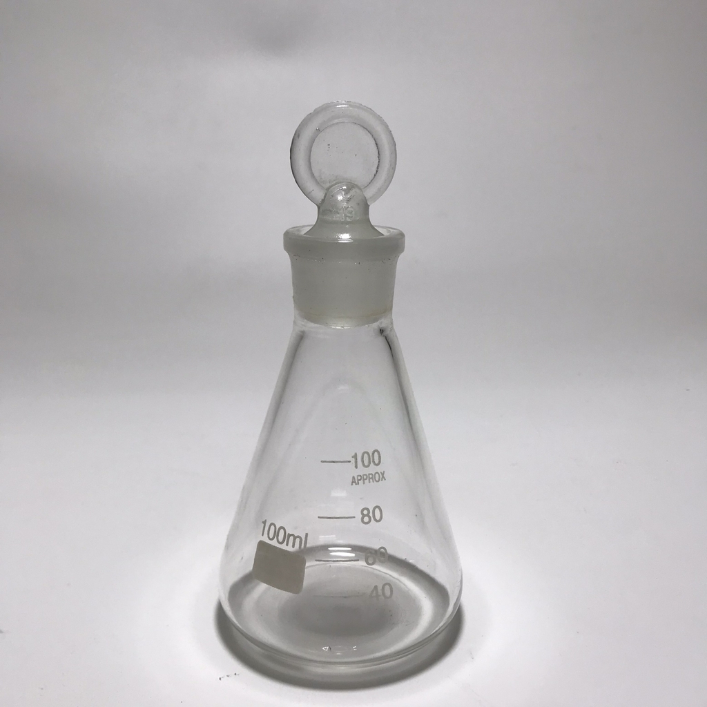 BÌNH TAM GIÁC THỦY TINH CÓ NÚT