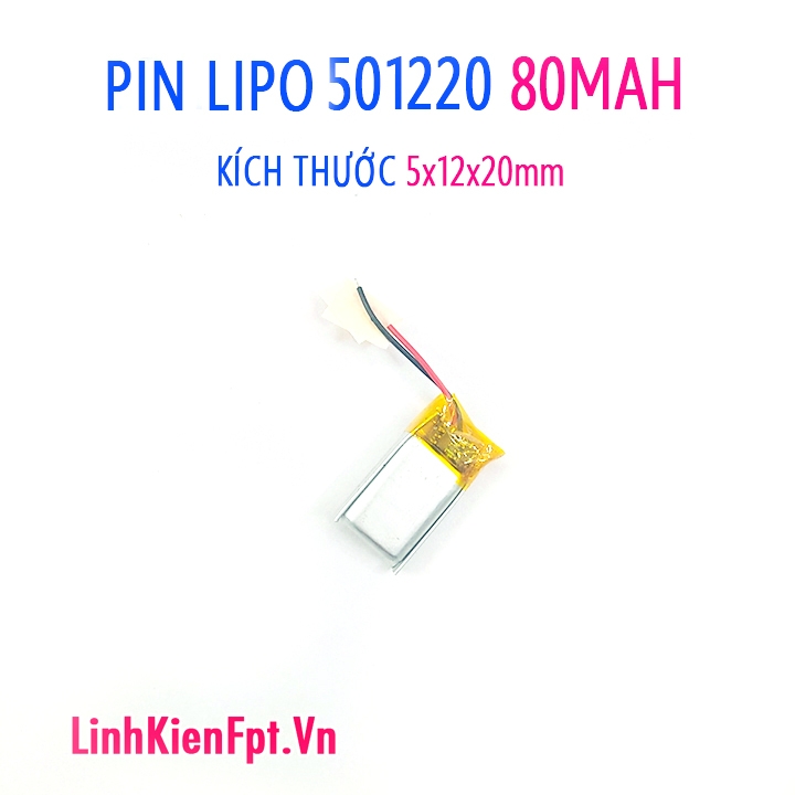 Pin Lipo  401020 55MAH Pin tai nghe