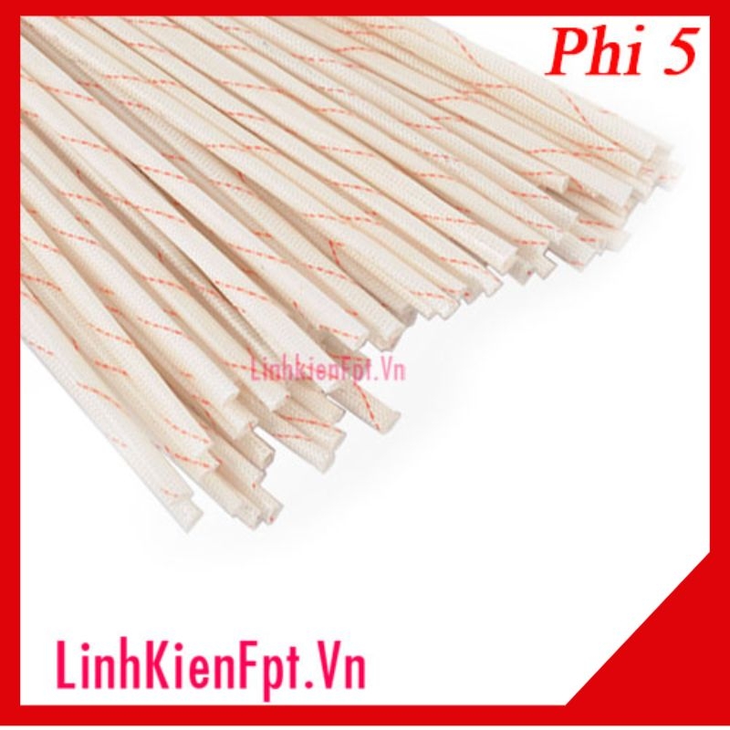 Sợi thủy tinh chịu nhiệt phi 5mm