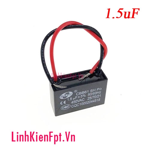 Tụ quạt 1.5uF 450V