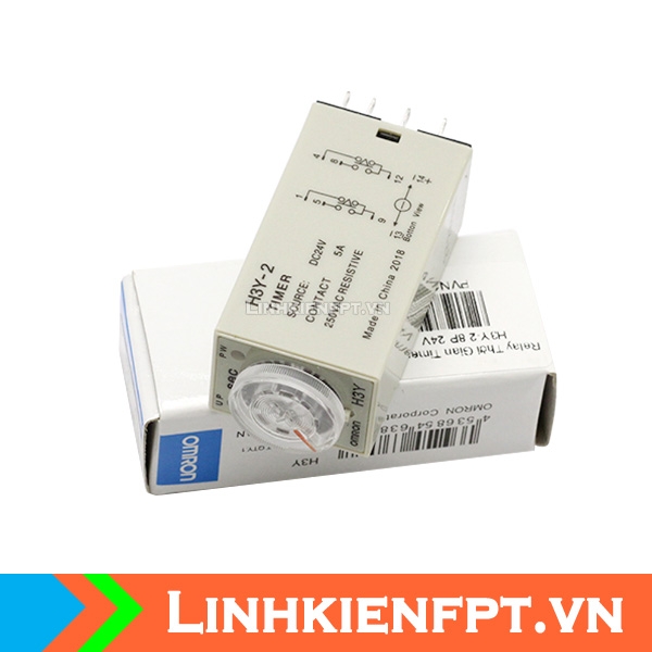 Relay Thời Gian Timer Omron H3Y-2 14P 24V