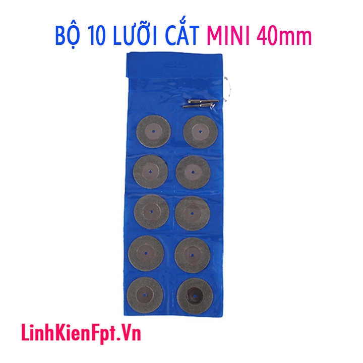 Bộ 10 lưỡi cắt kim cương mini 40mm