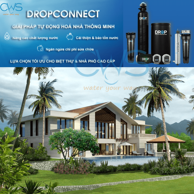 Hệ thống lọc nước đầu nguồn và làm mềm nước Drop SIC 48