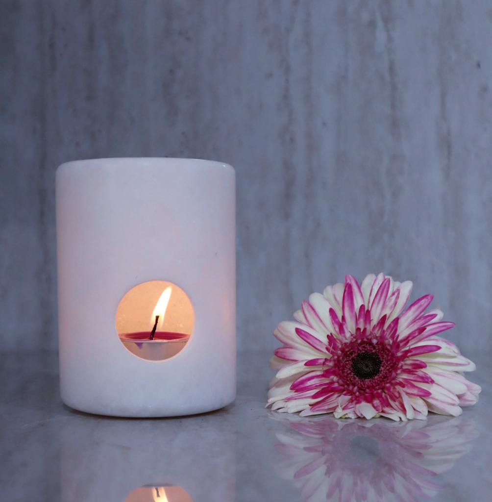 STONE PRODUCT - MARBLE CANDLE HOLDER