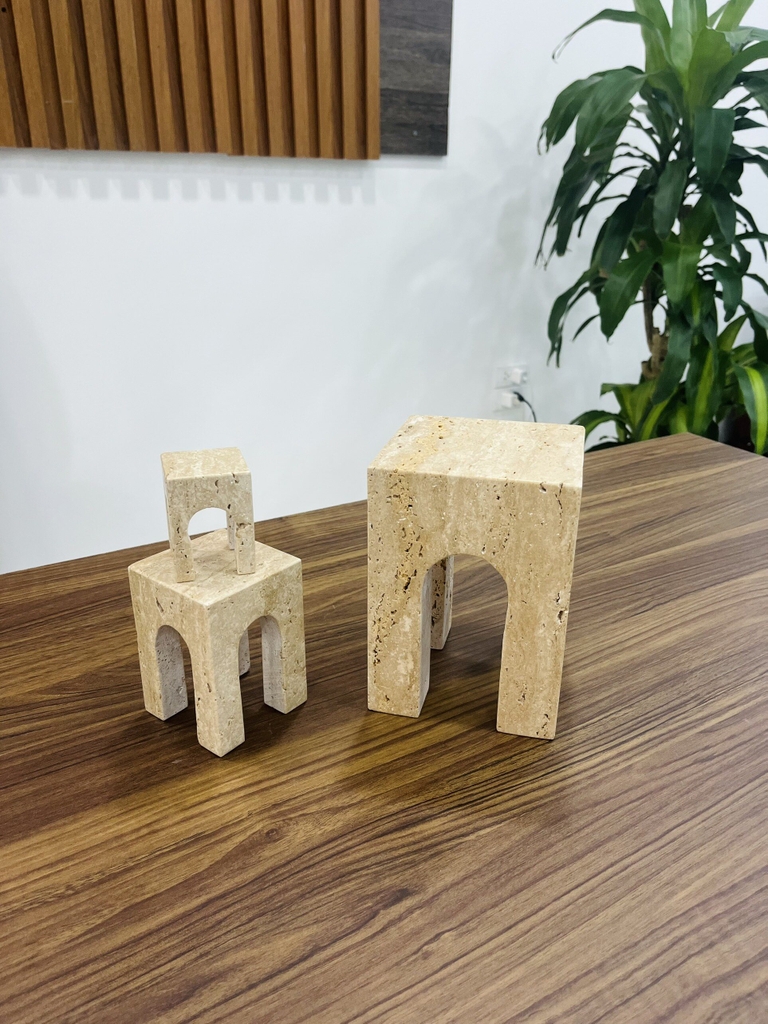 REAL MARBLE - DECOR SET - EXMDC01 - TRAVERTINE