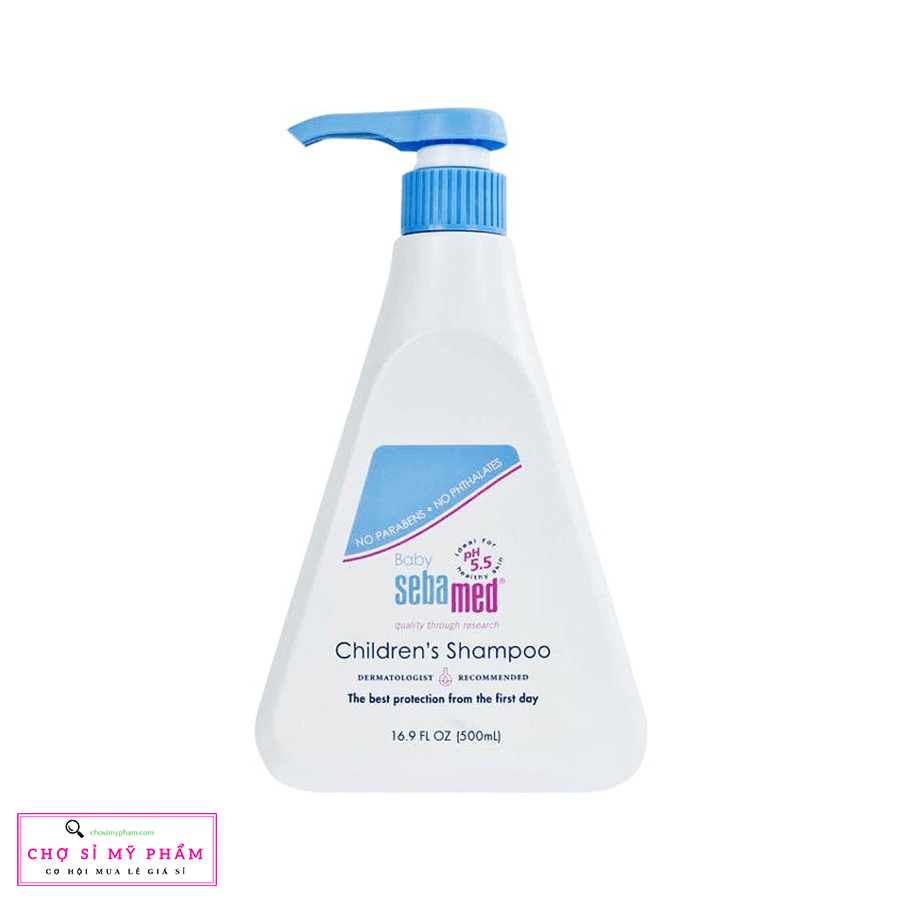 Dầu gội dịu nhẹ không cay mắt bé Sebamed pH5.5 Baby Children's Shampoo 500ml