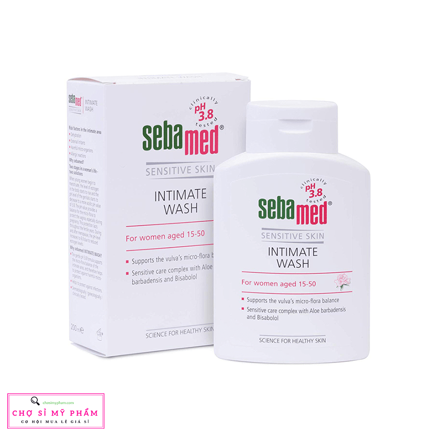 Dung dịch vệ sinh phụ nữ Sebamed pH3.8 Feminine Intimate Wash 200ml