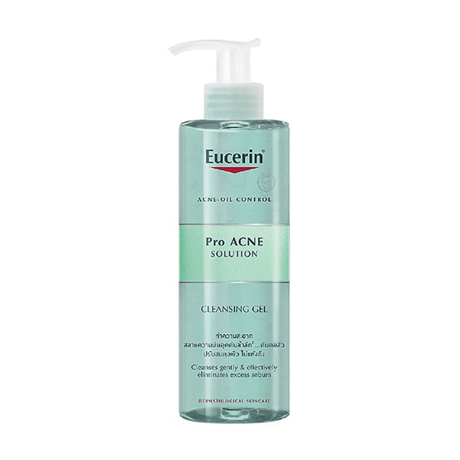 Gel rửa mặt dành cho da nhờn mụn Eucerin ProAcne Cleansing Gel 400ml