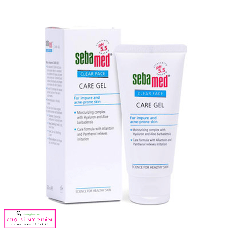 Gel dưỡng ẩm chăm sóc và bảo vệ da mụn Sebamed pH5.5 Clear Care Gel 50ml