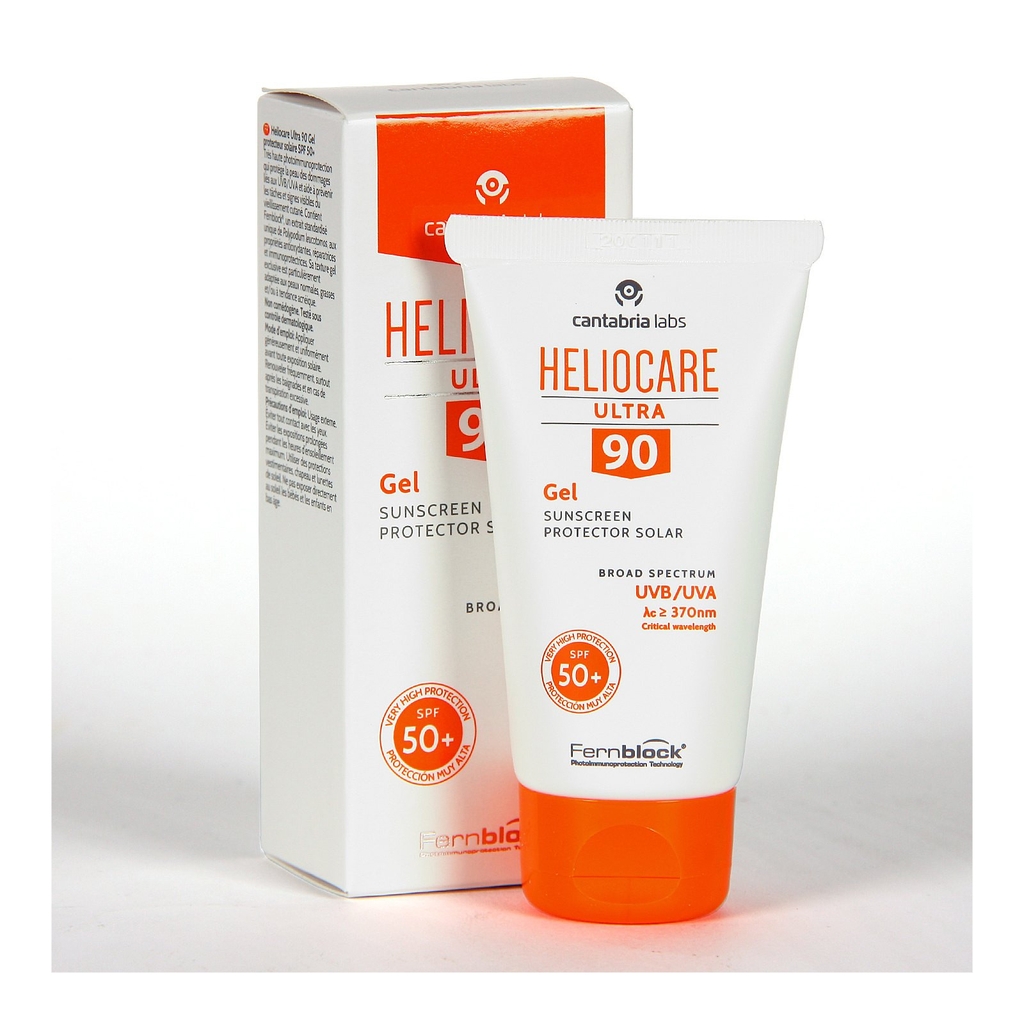 Gel Chống Nắng dành cho da sau khi bắn laser Heliocare Ultra Gel SPF 90 (50ml)