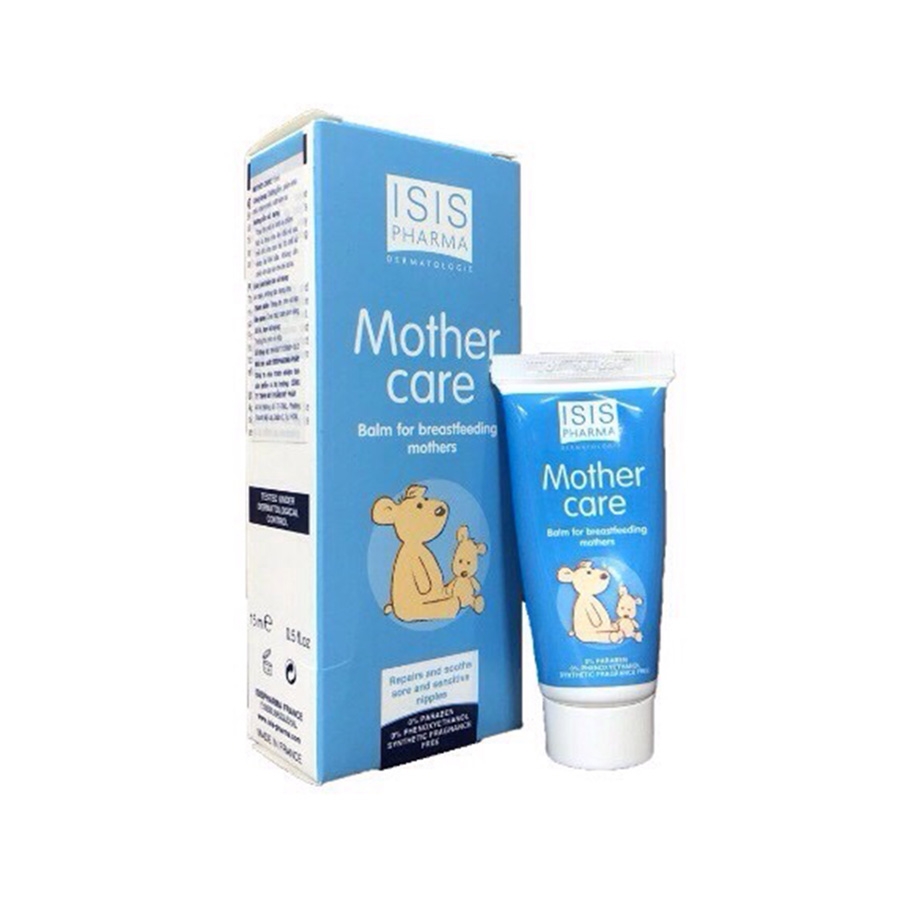 kem hỗ trợ làm mềm  môi, chàm môi, nứt núm đầu ti ISIS Pharma Mother Care 15ml