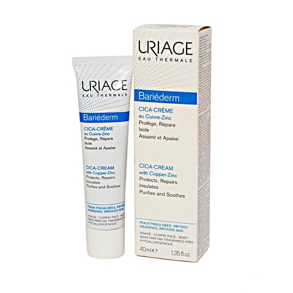 Kem chăm sóc da kích ứng Uriage Bariéderm Cica - Creme Repar T 40ml