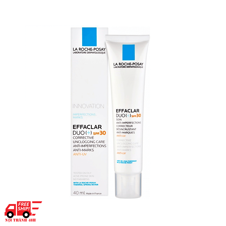 Kem bảo vệ da toàn diện Effaclar Dou+ SPF 30 La Roche Posay 40ml