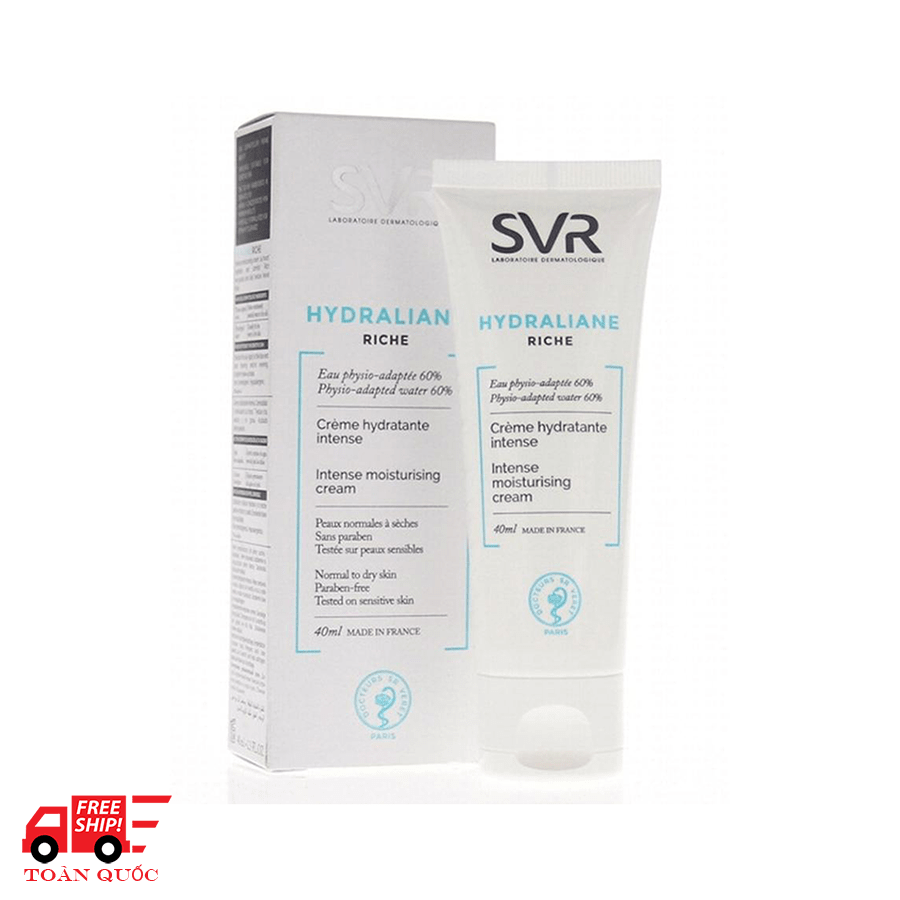 Kem dưỡng ẩm cho da khô đến rất khô SVR Hydraliane Riche 40ml