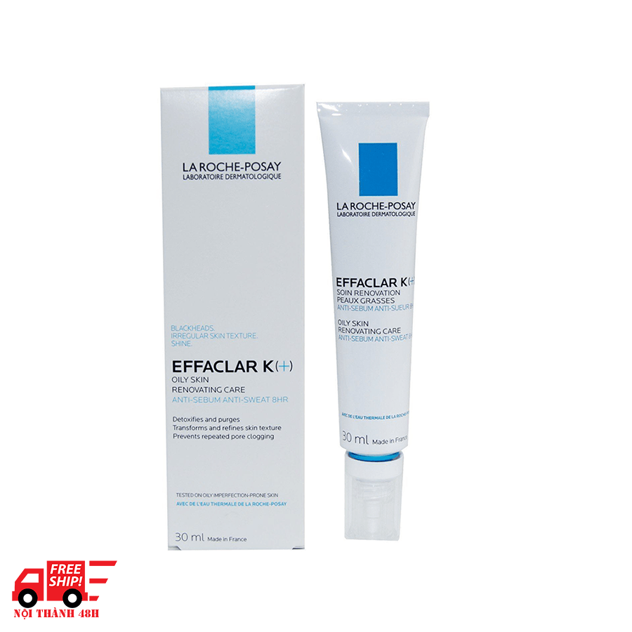 Kem Giảm Mụn Đầu Đen Effaclar K+ La Roche Posay 30ml