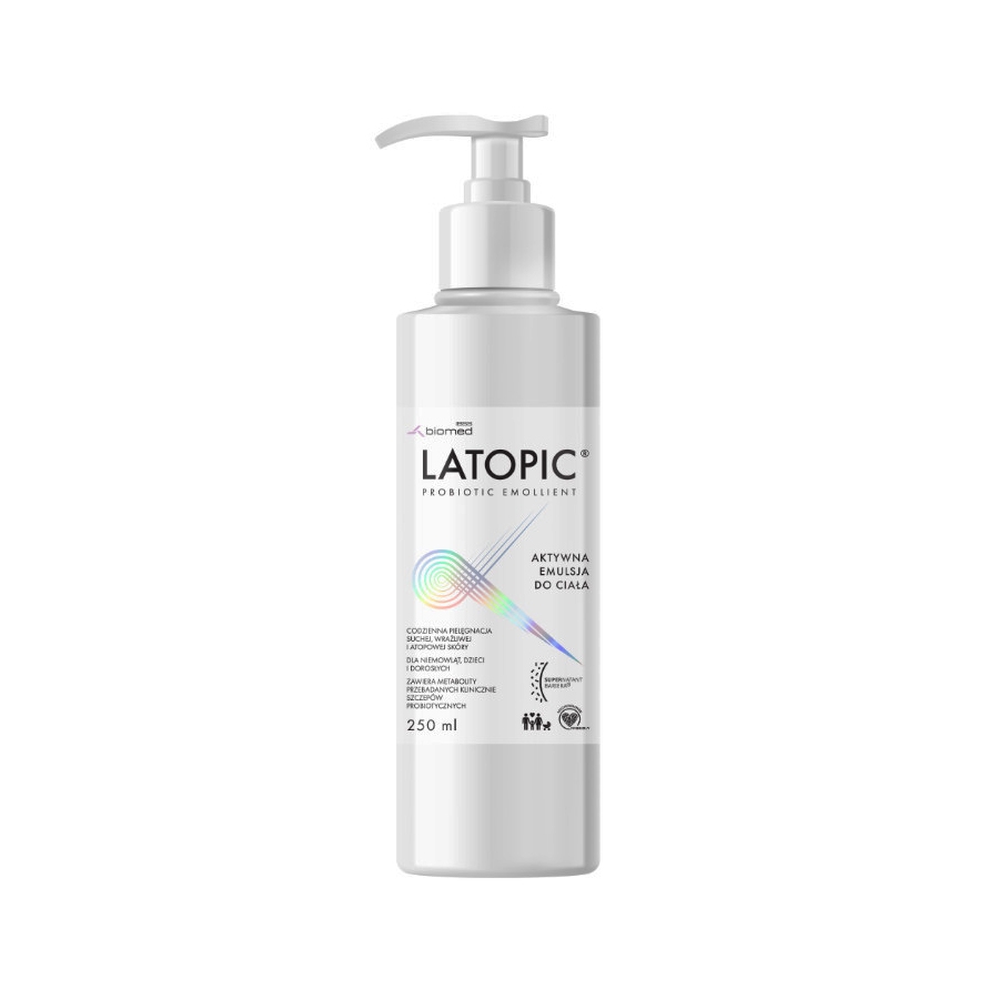 Nhũ tương dưỡng ẩm Latopic Body Emulsion 250ml - dịu ngứa da dị ứng toàn thân