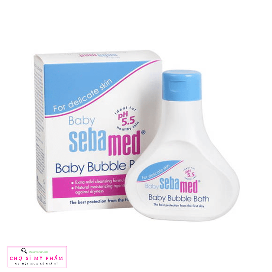 Sữa tắm tạo bọt dịu nhẹ cho bé Sebamed pH5.5 Baby Bubble bath 200ml