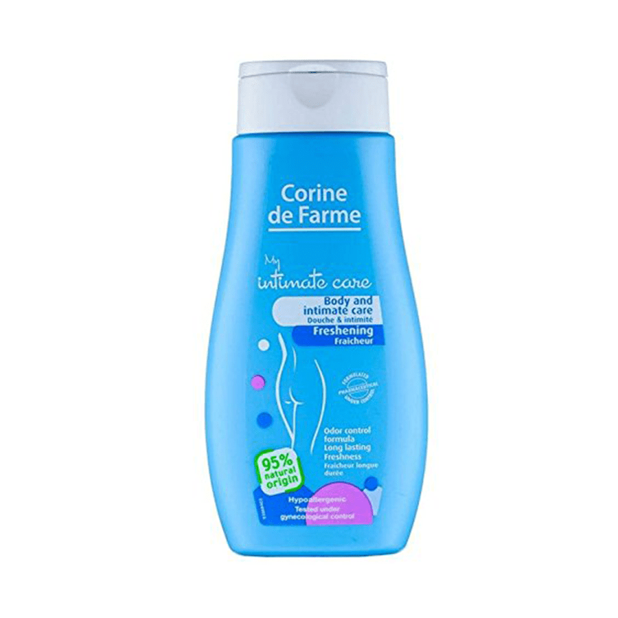 Sữa tắm làm sạch, làm sạch mùi cơ thể và vùng kín Corine De Farme Body And Intimate Care Protecting 250ml