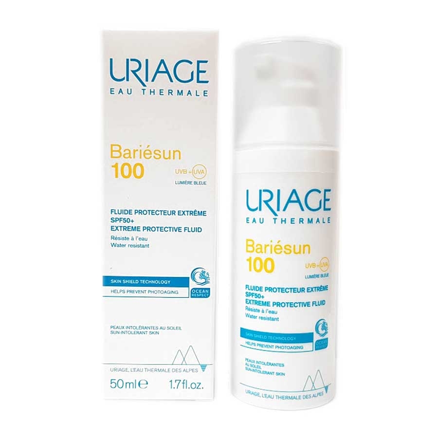 Sữa chống nắng Uriage Bariesun 100 Fluide Pro Extreme SPF50+ 50ml - Dạng mỏng nhẹ