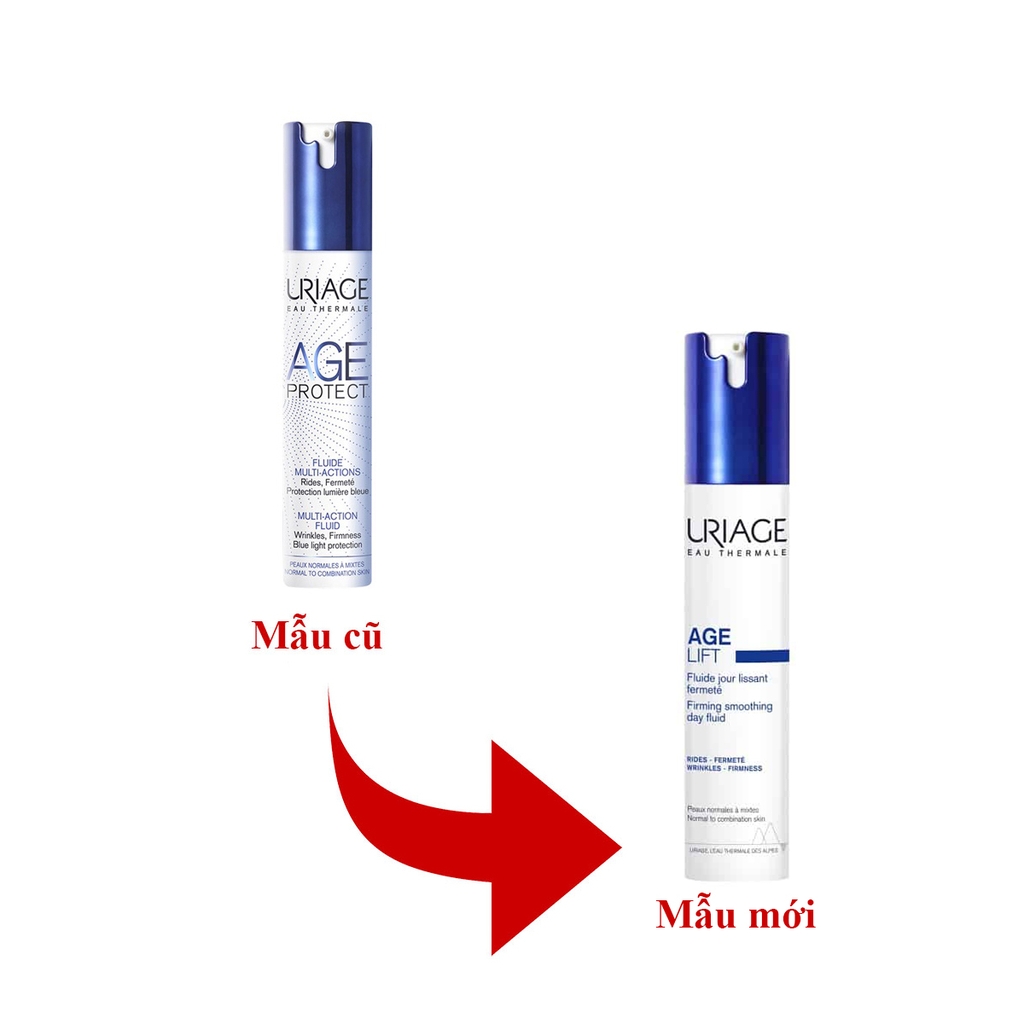 Sữa dưỡng da chống lão hóa da ban ngày cho mọi loại da Uriage Fluide Multi-Actions 40ml