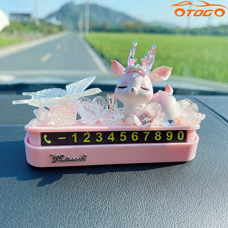 Bảng Số Điện Thoại Hươu Xinh Để Taplo Ô Tô