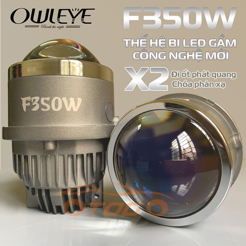 Bi Gầm Led Ô Tô OWLEYE F350W PREMIUM