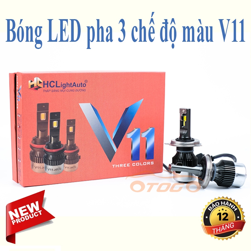 Bóng LED pha 3 chế độ màu V11