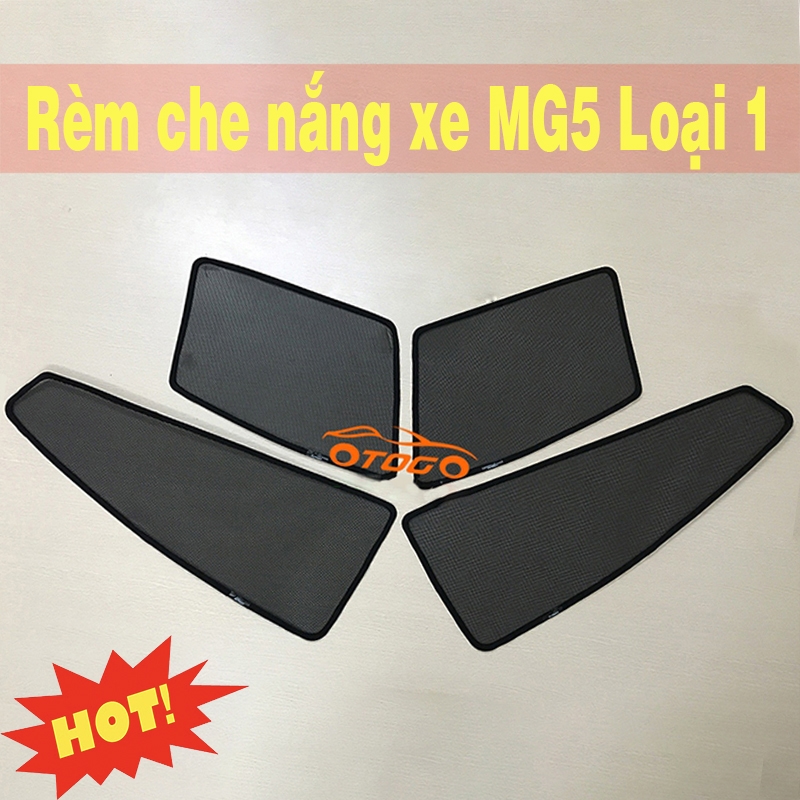 Bộ Rèm Che Nắng Kính Nam Châm Theo Xe MG5 Loại 1