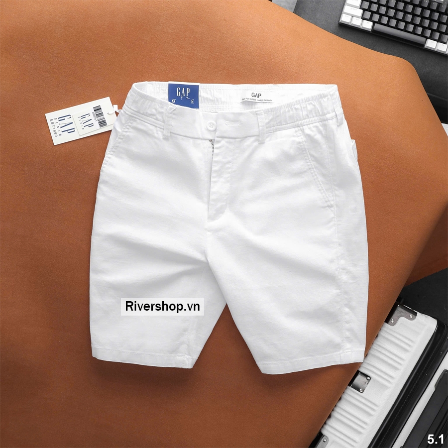 QS2509 - QUẦN SHORT GAP LINEN BLEND