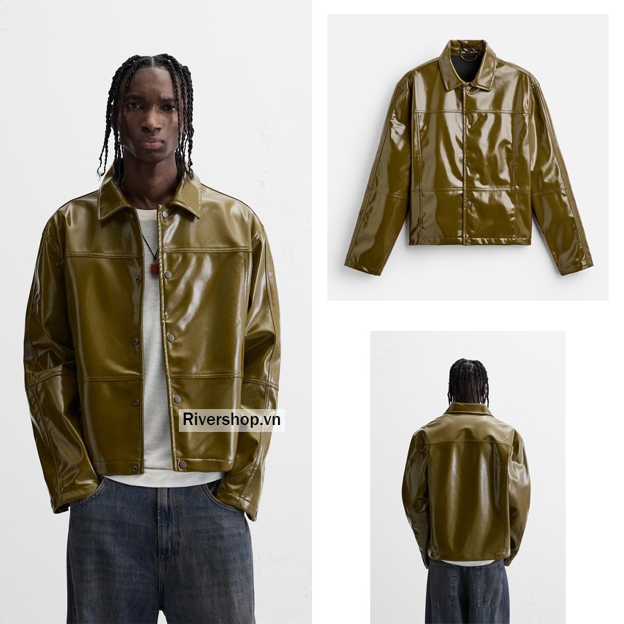 AK2527 - Z.RA VINYL FINISH JACKET