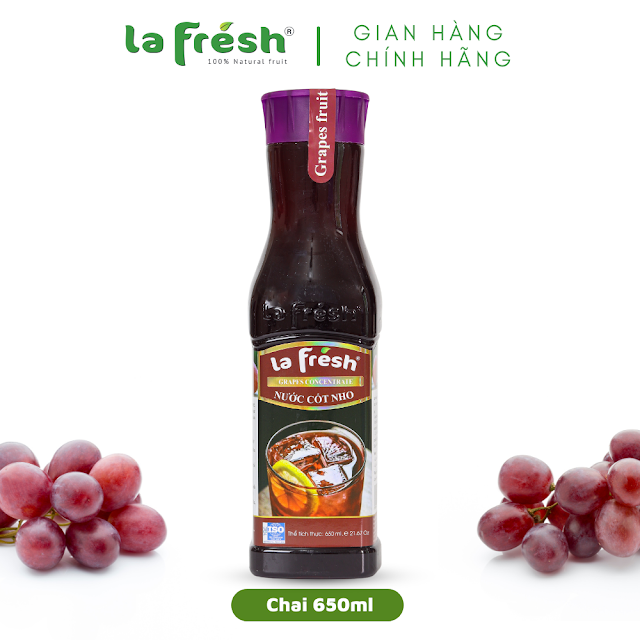 Nước Cốt Nho Lafresh - Chai 650ml