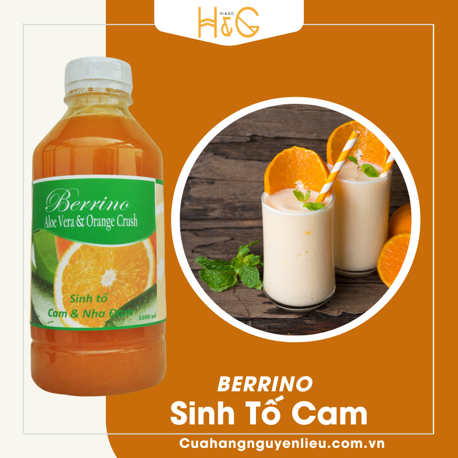 Berino - Sinh tố Cam và Nha đam