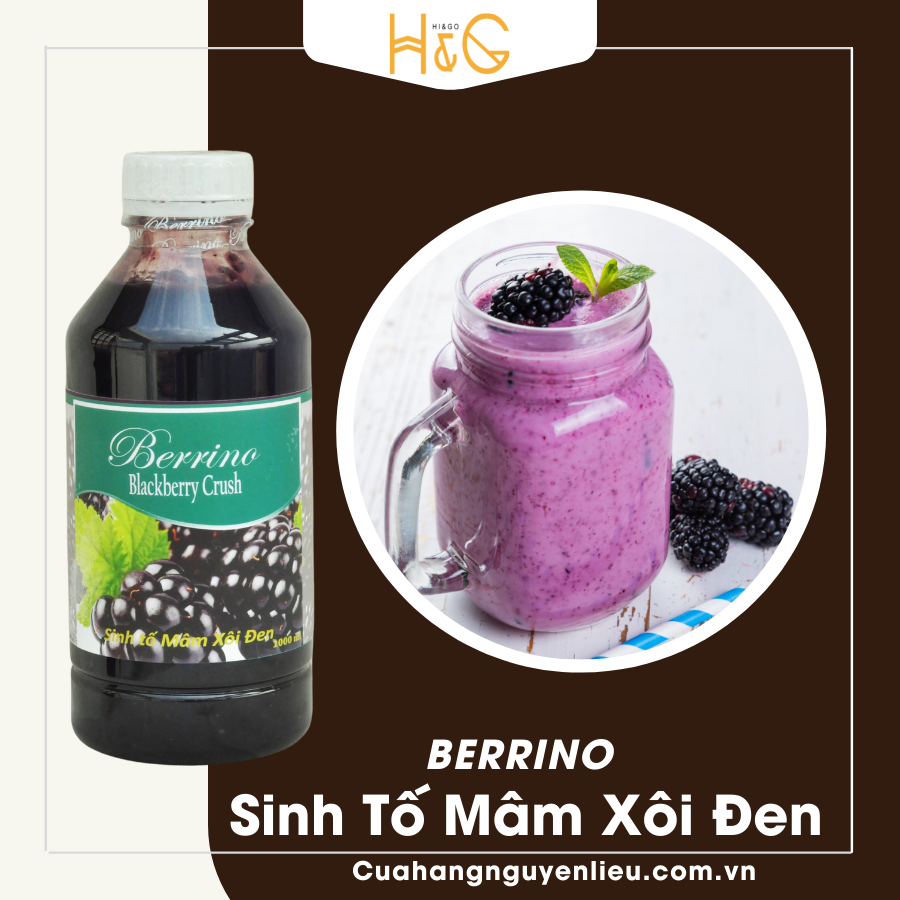 Berrino - Sinh tố Mâm Xôi Đen