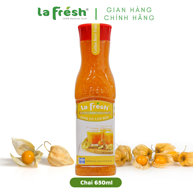 Sinh Tố Tầm Bóp LaFresh - Chai 650 ml