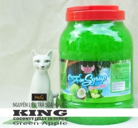 Thạch Dừa King Táo Xanh 4 kg