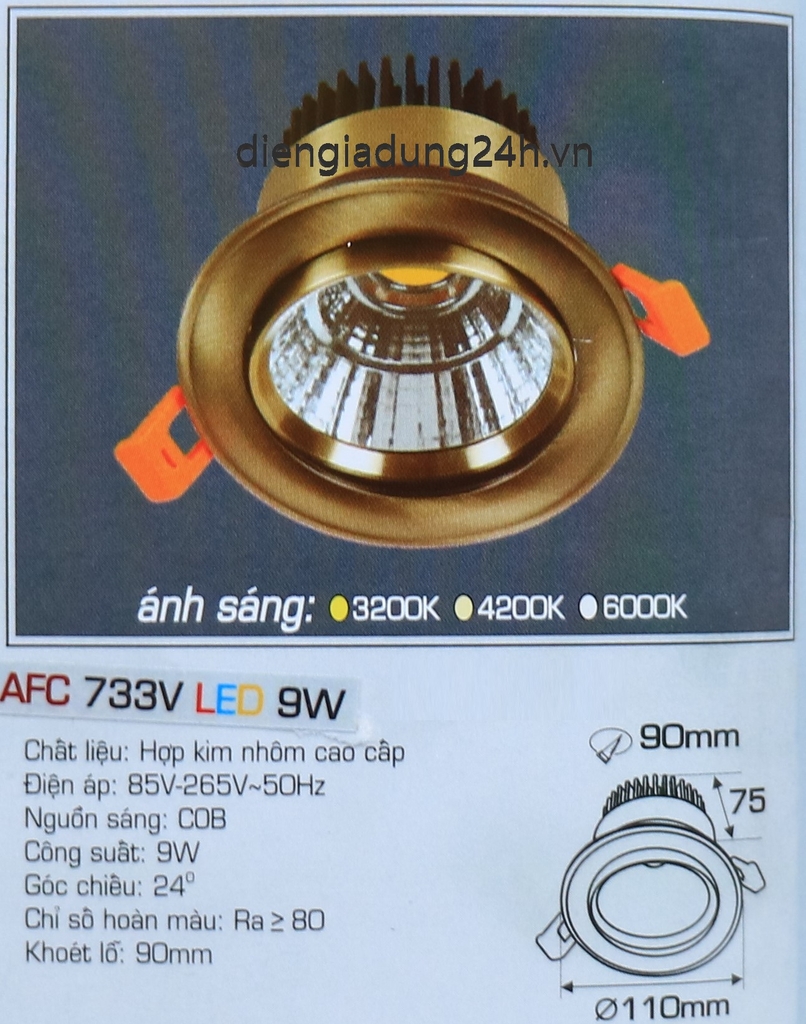 AFC 733V LED 9W