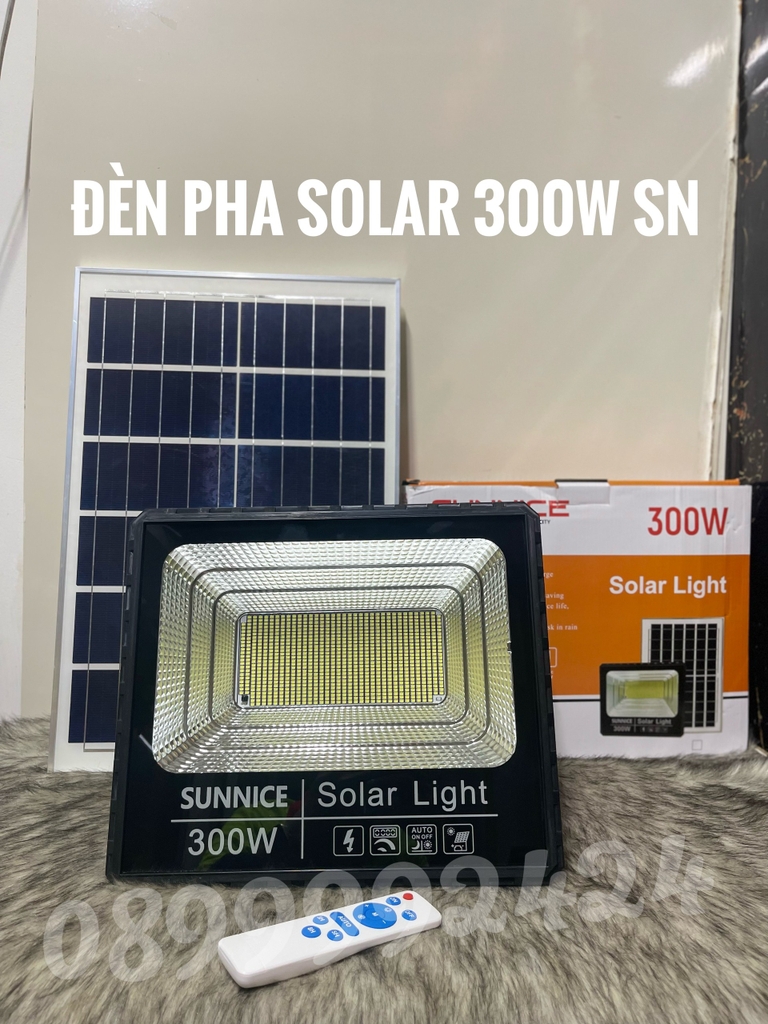 ĐÈN PHA LED NĂNG LƯỢNG MẶT TRỜI SUNNICE 100W-200W-300W SIÊU SÁNG