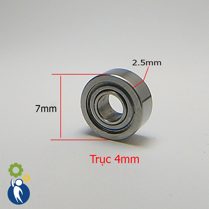 Vòng Bi Trục 4mm 4x7x2.5 MR74ZZ