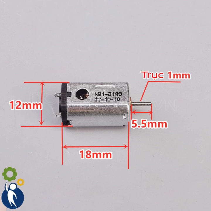 Motor 3.7V Tốc Độ Cao 35000rpm Mã N21